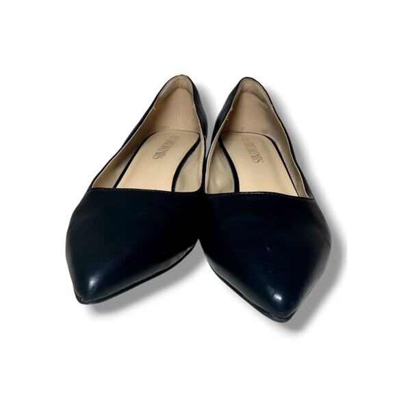 Dream Pairs Black Pointed Toe Pumps Women’s Size 9.5 Block Heel Slip On Shoes - Picture 2 of 11